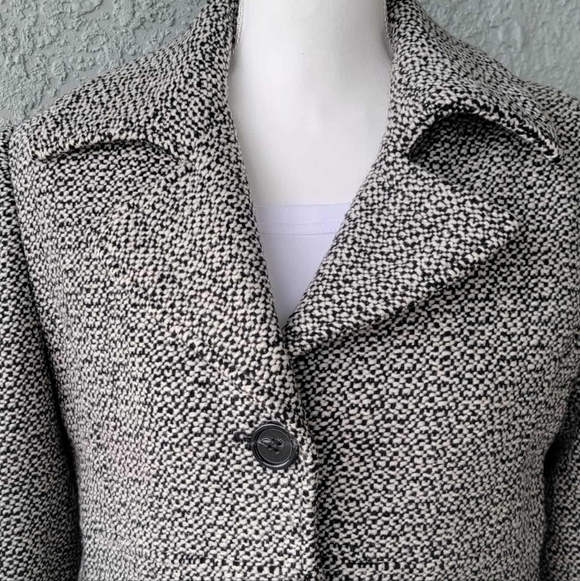 Giacca Elegant  Wool Blend Coat Classic Tailored Design - Picture 10 of 11